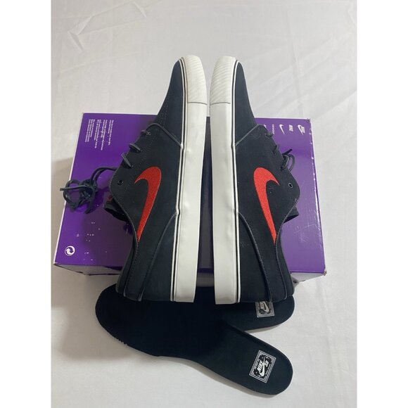 New Mens Size 13 - Nike Zoom Stefan Janoski OG+ SB Black Red FD6757 002 main image 7
